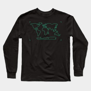 World Map Long Sleeve T-Shirt